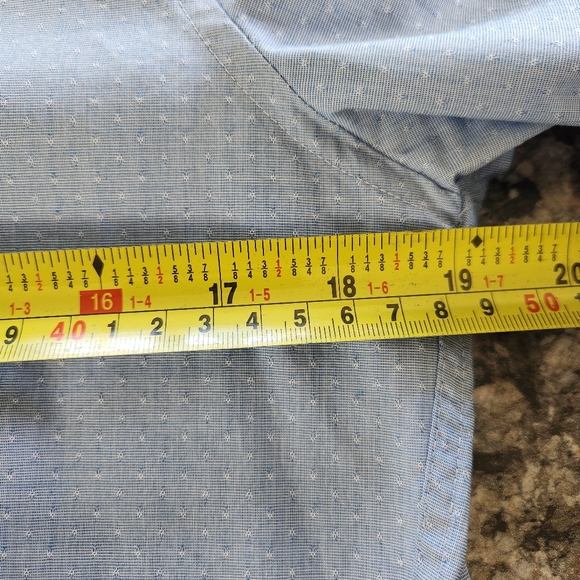 Calvin Klein Slim Fit Dress Shirt Men’s Medium Light Blue Button Up - Picture 2 of 9